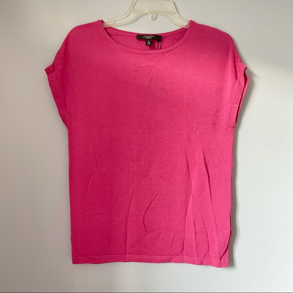 NEW Max Mara Weekend Sleeveless Pink Sweater